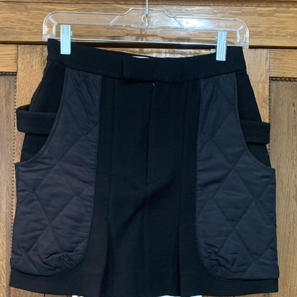 Marni black Quilted Pocket Skirt